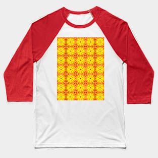 Yellow Lace Daisies Baseball T-Shirt